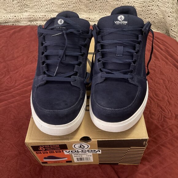 Volcom Evolve Skate Work Shoes Composite Toe Slip-Resistant Blue  Men's 12W Work - Picture 5 of 16